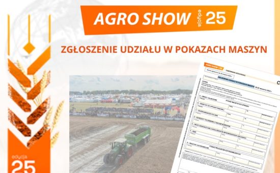 Application forms for machine shows